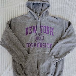 Gray New York hoodie